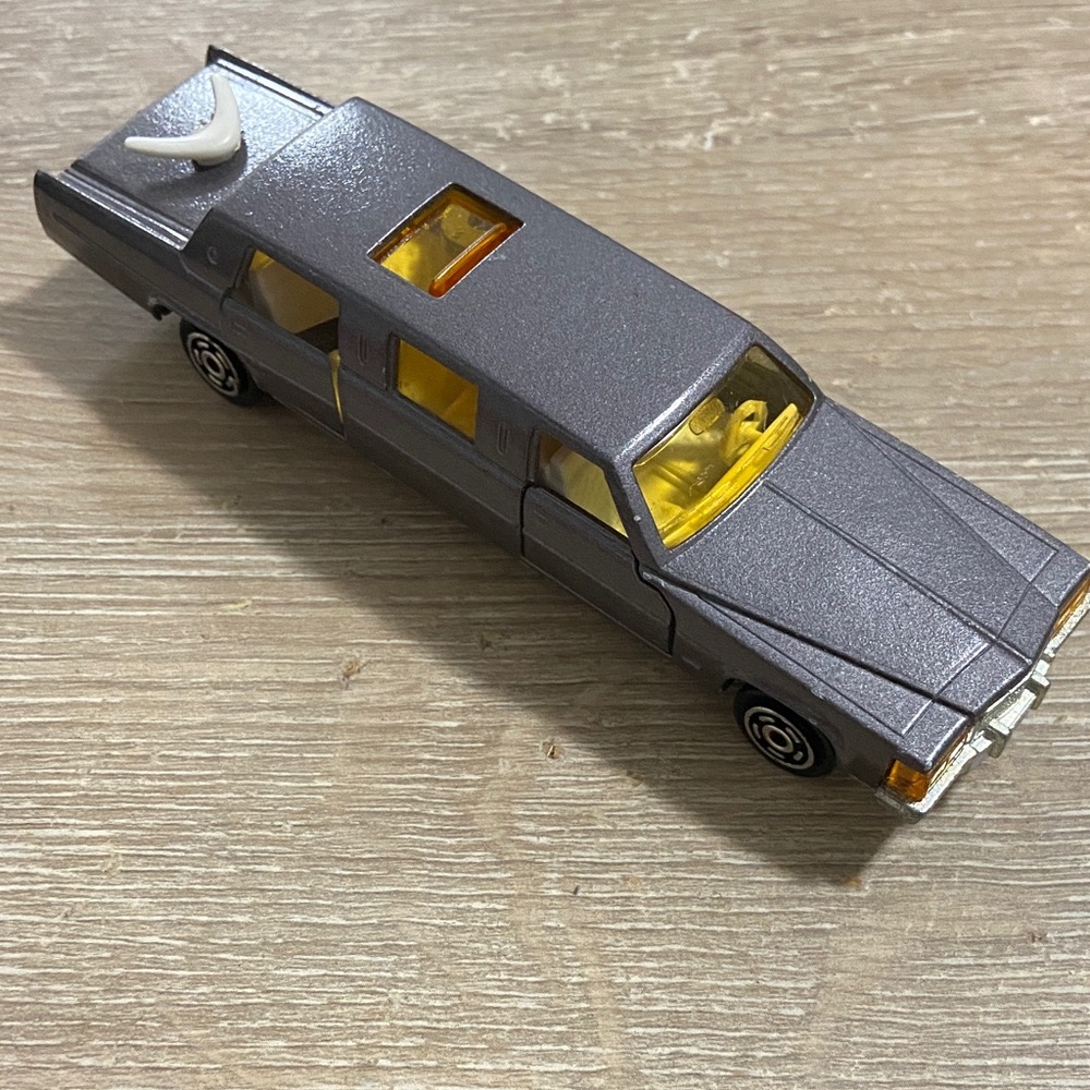 Vintage Majorette Grey Cadillac Limousine No 339 Diecast
